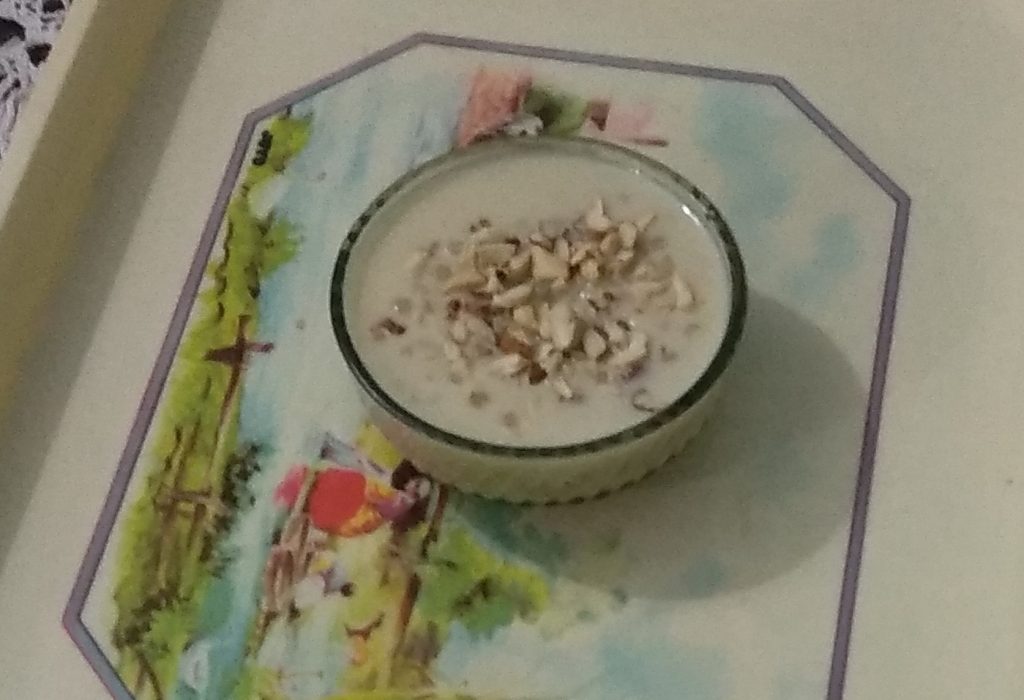 ಸಾಬುದಾನಿ ಕೀರು Sweet dish